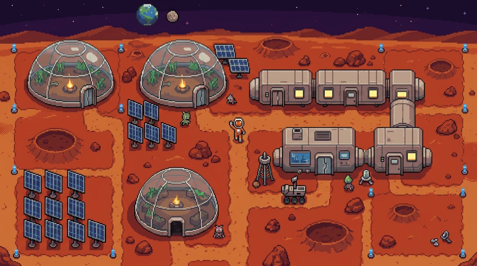 Mars colony